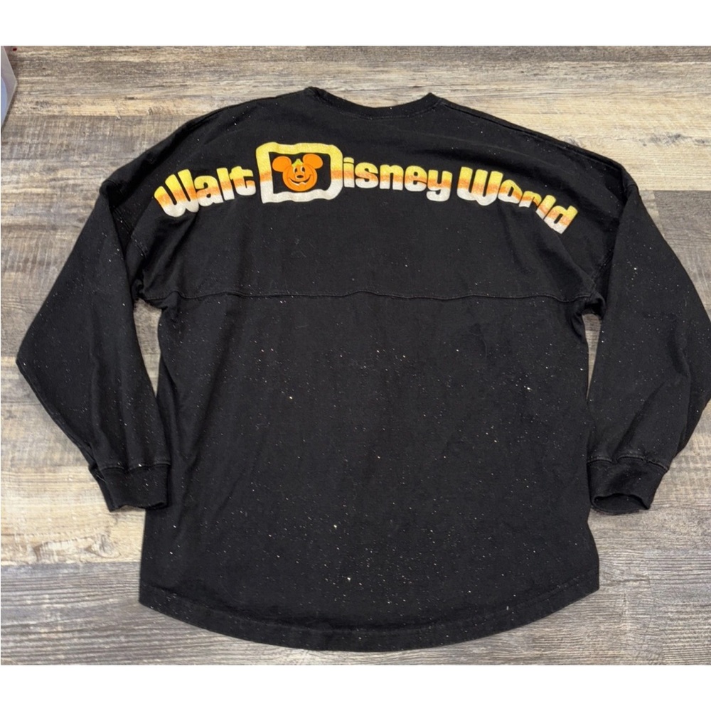 Walt Disney World Spirit Jersey Mickey Halloween Glitter Candy Corn Large